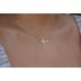 14K Solid Gold Sideways Cross Necklace | A Gift of Devotion and Style |