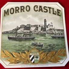 Antique Ephemera”Morro Castle” Cigar Label Federal Cigar Co. Philadelphia PA
