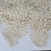 Vintage crocheted ivory lace tablecloth 74 x 85