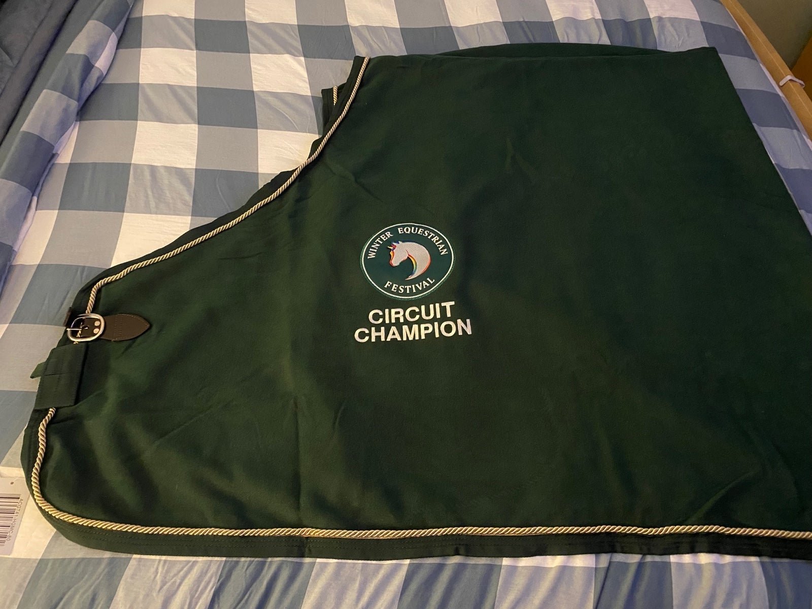 Winter Equestrian Festival Champion Fleece Cooler