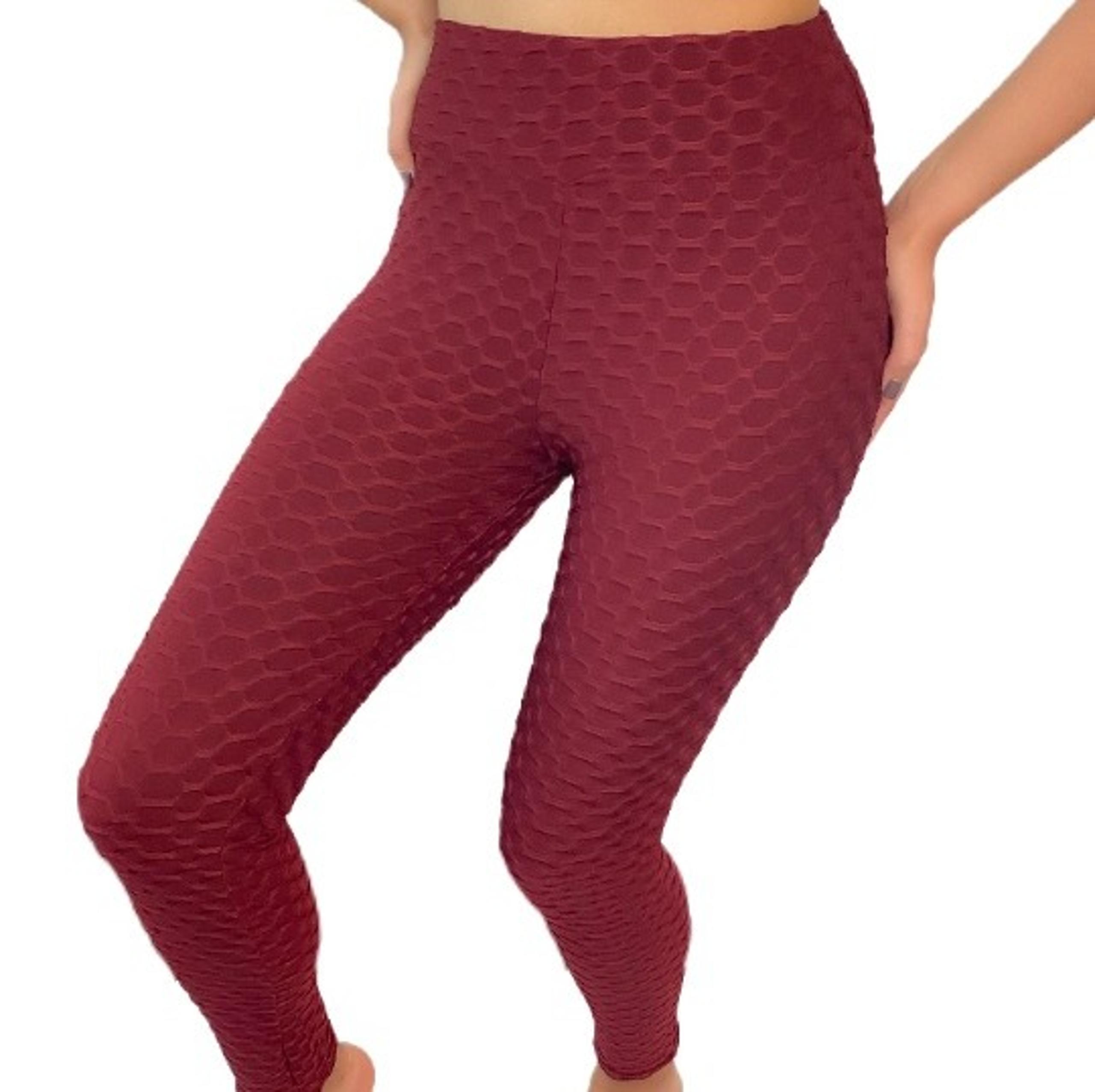 Women's activewear workout honeycomb bubble classic leggings. Yoga pants