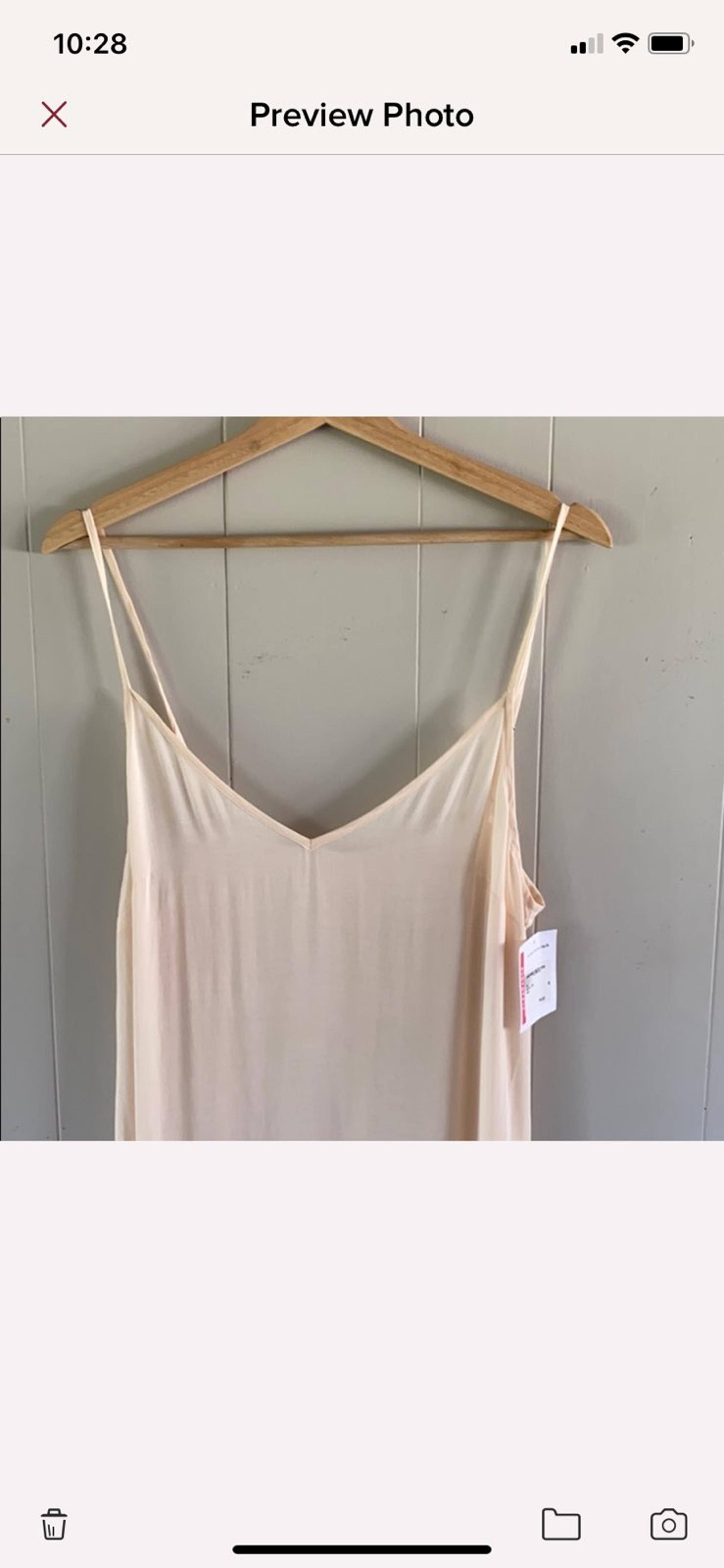 Urban Outfitters blush cream semi sheer