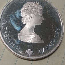 Silver20 silver coin Canadian very beautiful and heavy