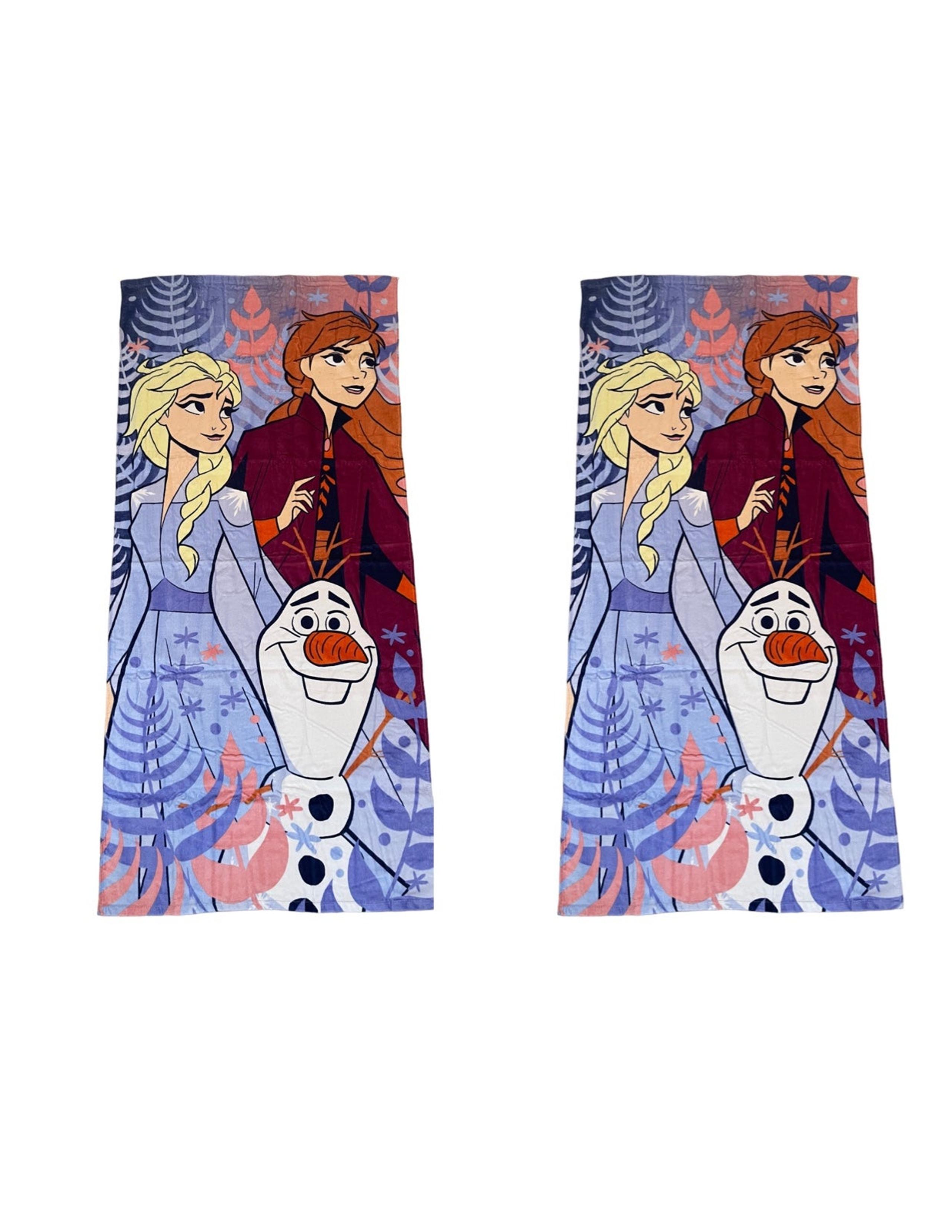 2 Pack Disney's Frozen 2 Kids Beach Towel Bath Pool The Big One NEW 28'' x 58''