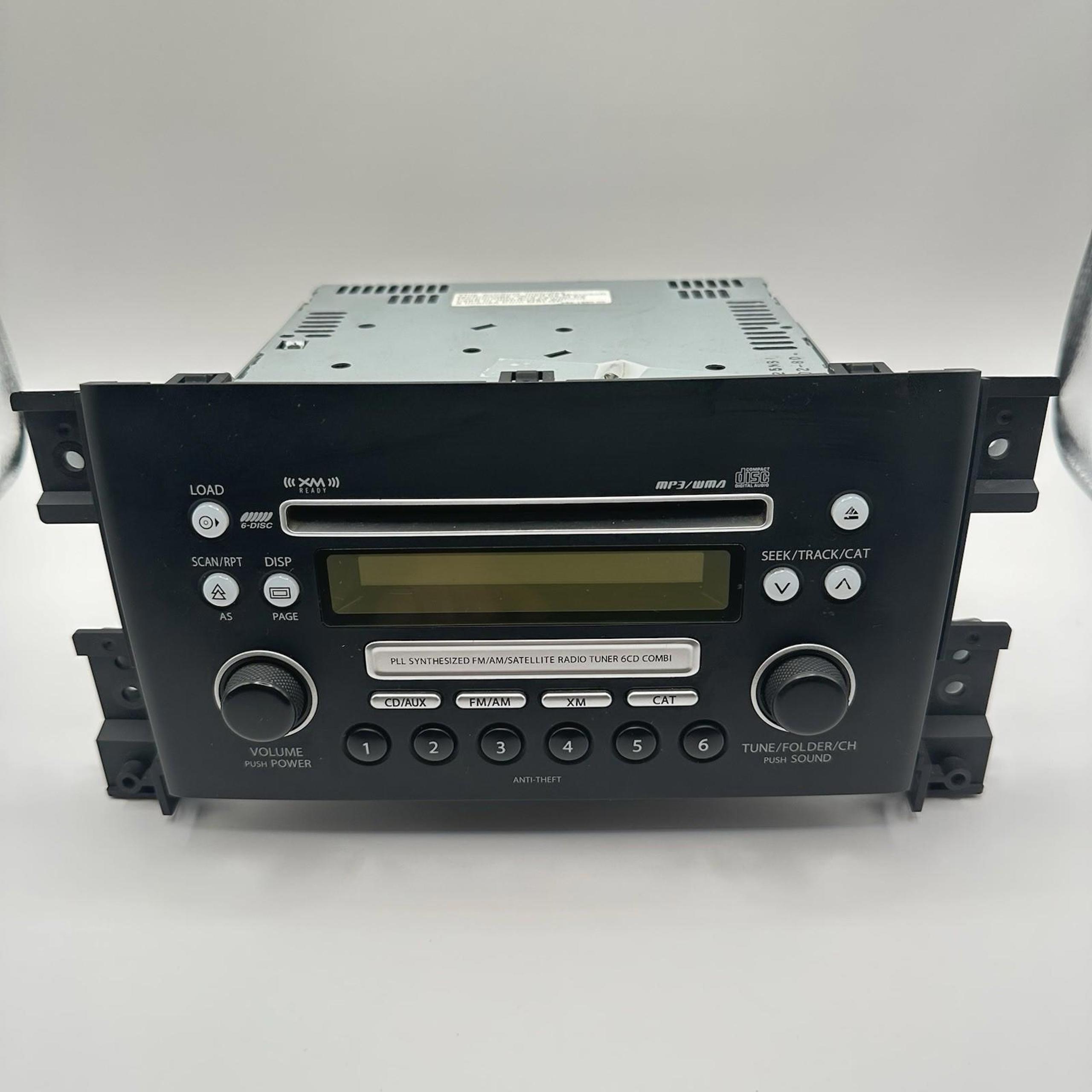 Suzuki 06-05 OEM Clarion Radio PS-2654D-A 6 Disc Changer WMA AUX MP3 CD Player