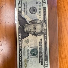 Trinary 6 of a kind Five 8s in a row Fancy Serial Number 20 Bill, PH88888983A
