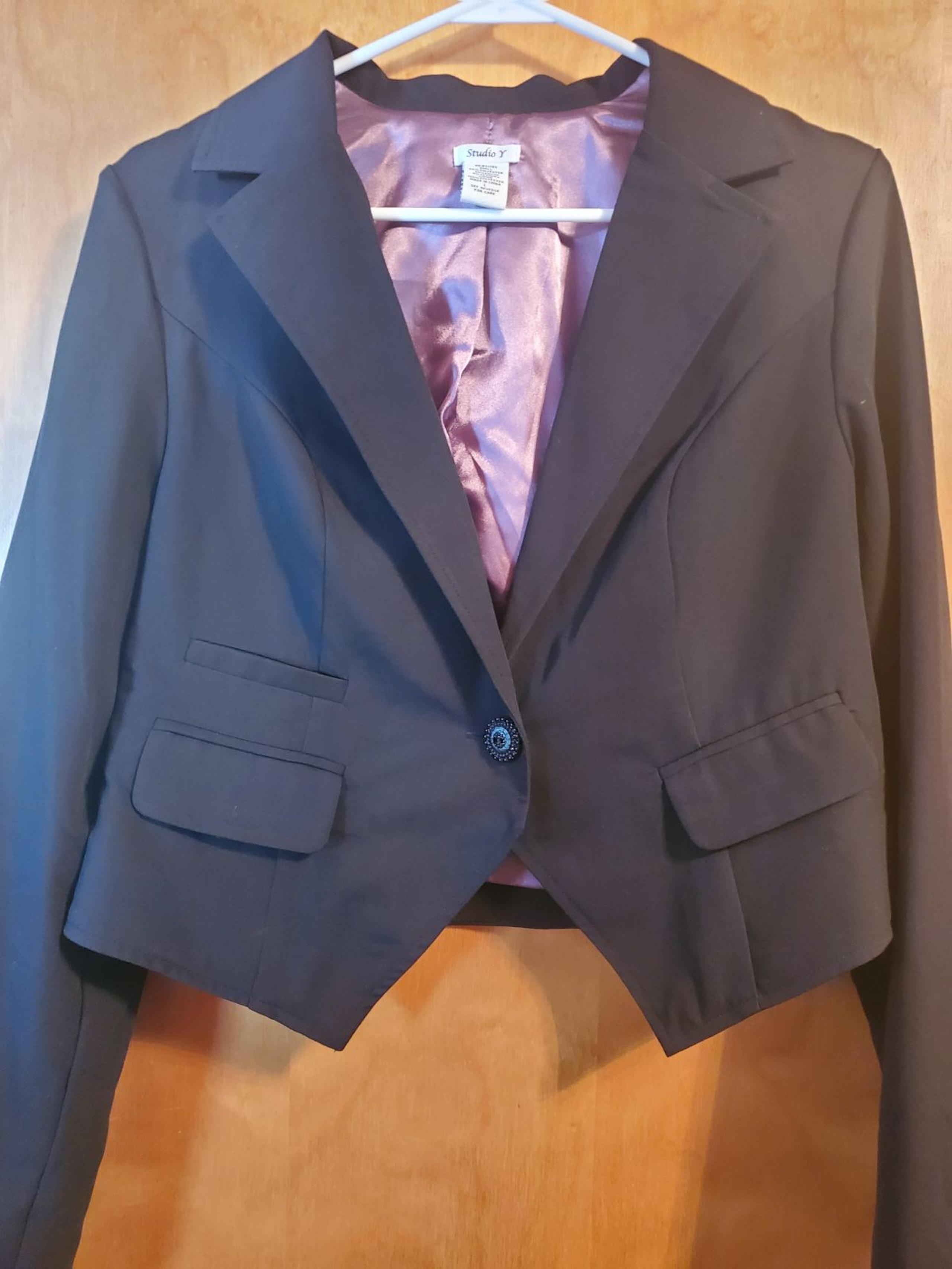 NWOT women's black blazer size large