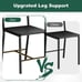 Shintenchi Kitchen Table Chairs Set of 4, Dining Table Set for 4 with Bench and