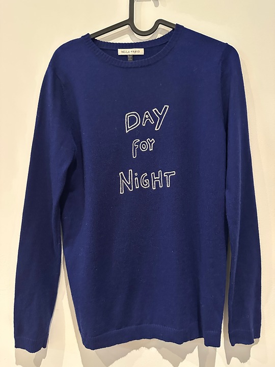Bella Freud Day for Night Wool Sweater – Classic Statement Piece