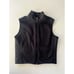 Banana Republic Black Quilted Fleece Vest Women’s Medium Full Zip