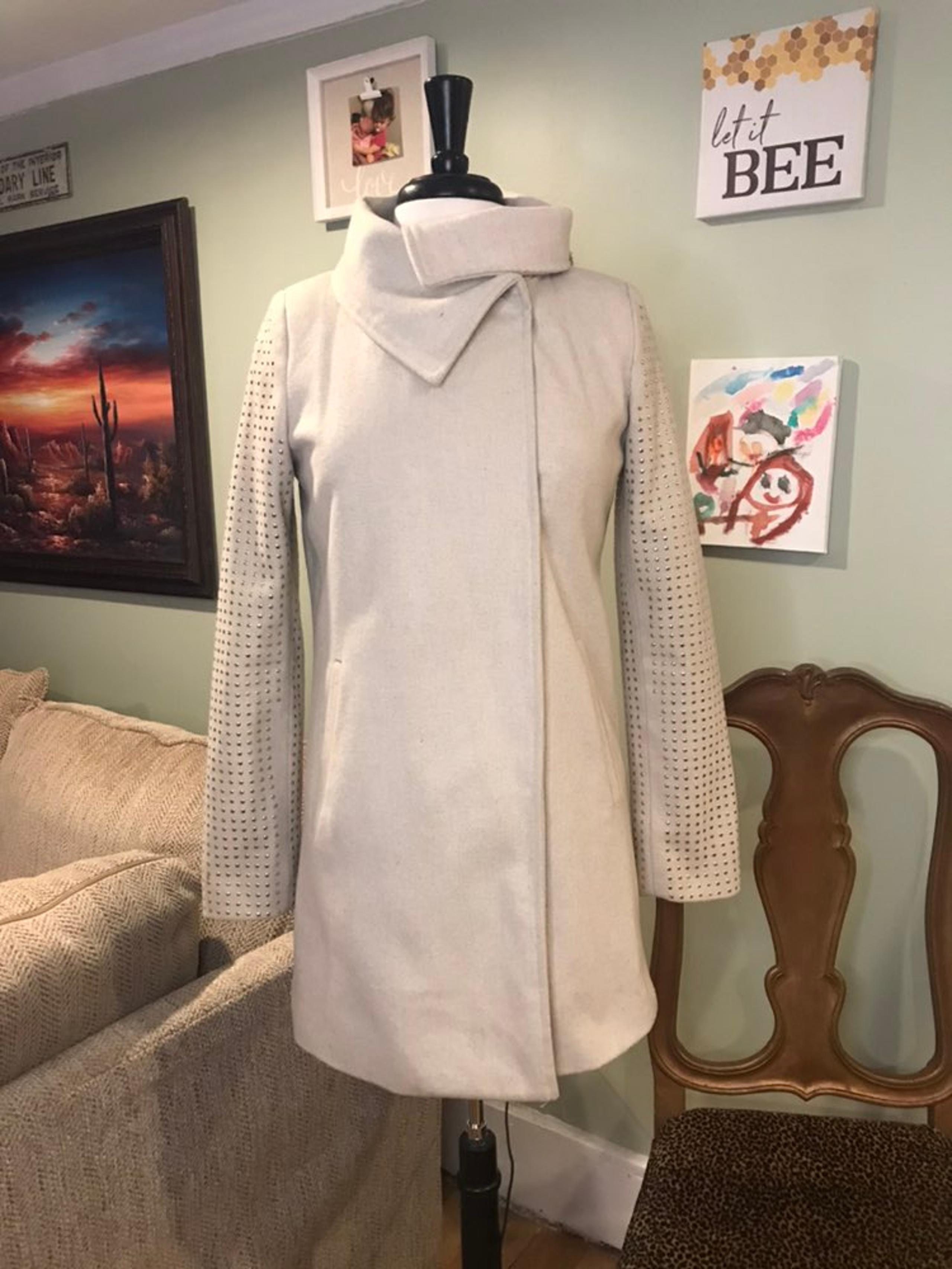 Jou Jou gold studded peacoat size medium