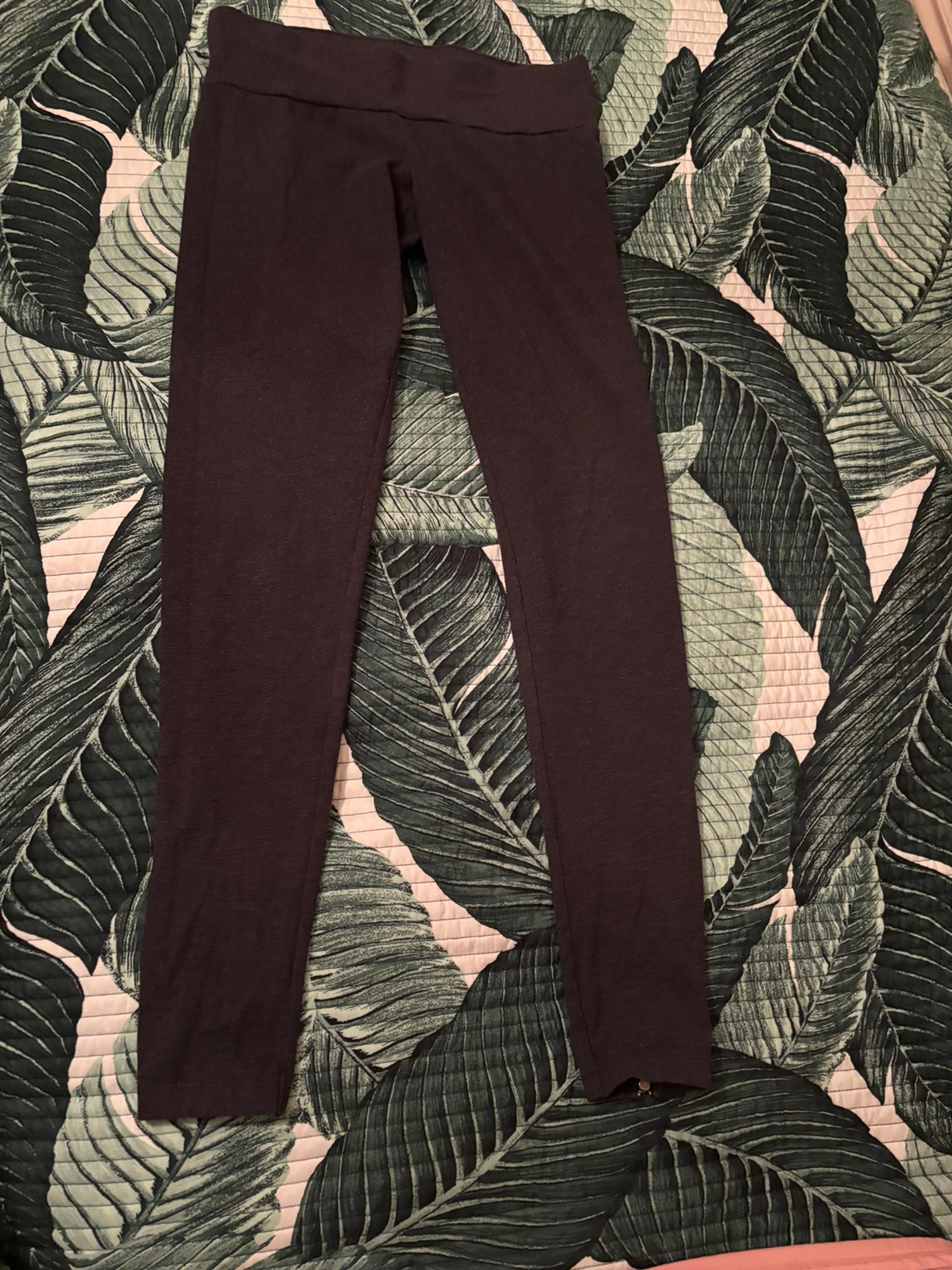 NEW YORK ANO COMPANY GRAY LEGGINGS WITH ANKLE ZIPPERS SZ XS