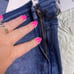 BDG Ruched Dipped V Flare Blue Stretch Jeans NWT Size 34 Urban Outfitters New