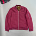 Cheetah Print Fuzzy Lined Maroon Zip Up Bomber Jacket