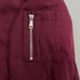 Cheetah Print Fuzzy Lined Maroon Zip Up Bomber Jacket