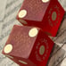 OLDER! Pioneer Club Casino matching #'s dice pair 052424cBE