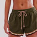 NWT Free People Crochet Embroidered Shorts Boho Anthropologie Womens XS
