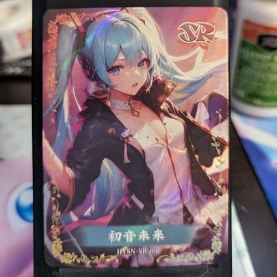 HYSN-SR-09 Hatsune Miku Flower Girl - Goddess Story Anime Waifu SR Card