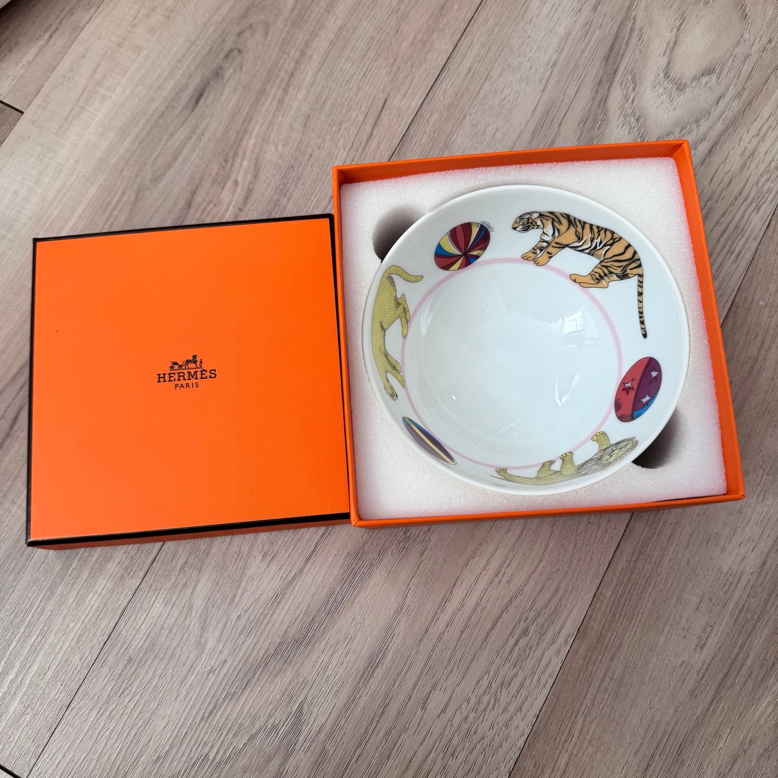 HERMES Tableware Circus Bowl Porcelain Collection