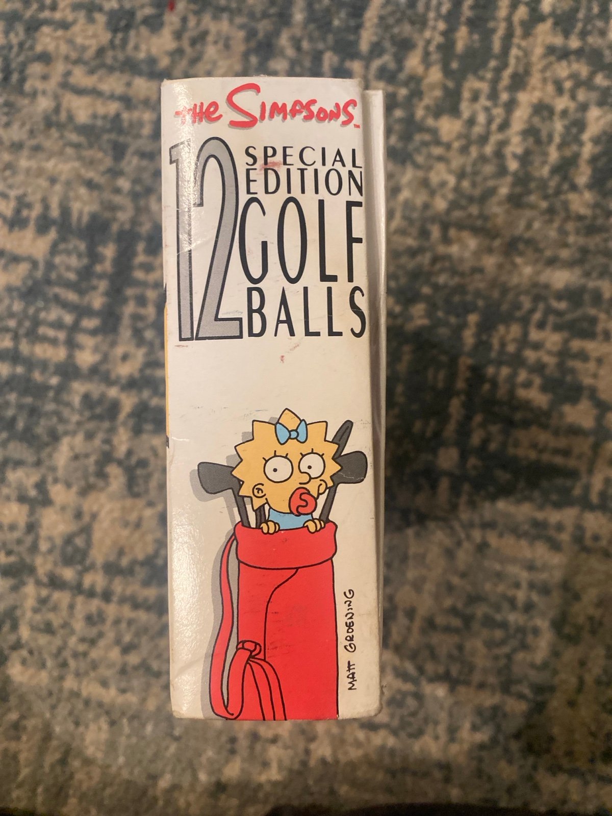Vintage 1992 Simpsons Spalding Golf Ball Set-New and Sealed- 12 Characters
