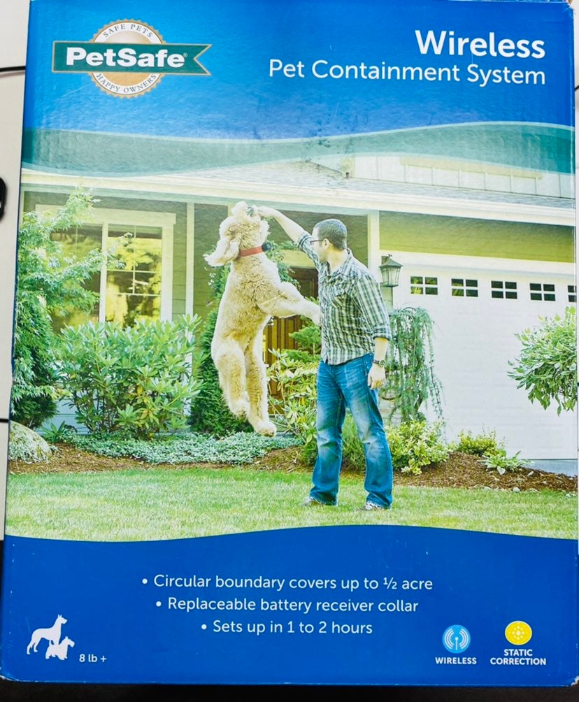 PetSafe Wireless Fence Pet Containment System, Covers up to 1/2 Acre, for Dogs o