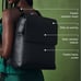 BEIS The Wicked Backpack in Black NWT