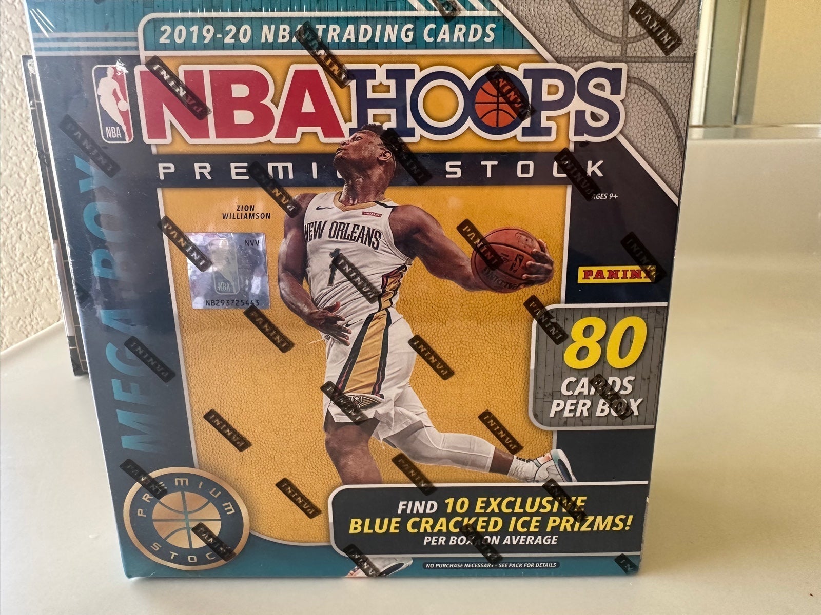2019/20 Panini Hoops Premium Stock Basketball Mega Box (80 Cards)