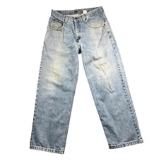Vintage 90’s y2k Anchor Blue Big Baggy blue jeans. Men's 34 x 30