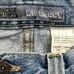 Vintage 90’s y2k Anchor Blue Big Baggy blue jeans. Men's 34 x 30