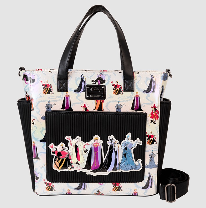 Disney Villains Iridescent All-Over Print Convertible Backpack & Tote Bag