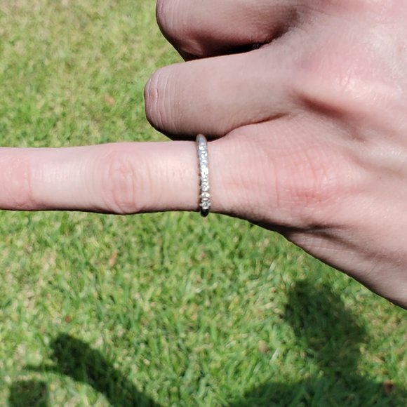 Rare Platinum Iridium Diamond Ring made in 1905 by C. J. Auger