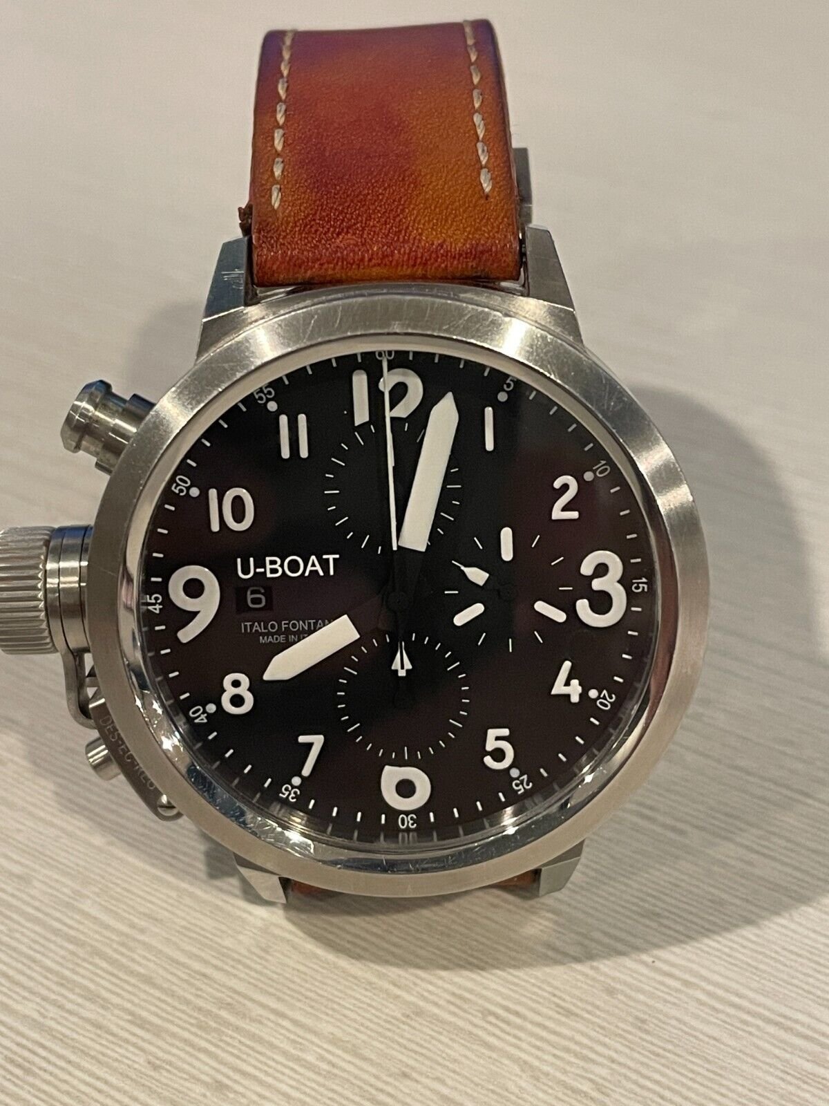 UBoat Flightdeck 45 CHRONO Swiss ETA Valjoux 7750 CAS 3