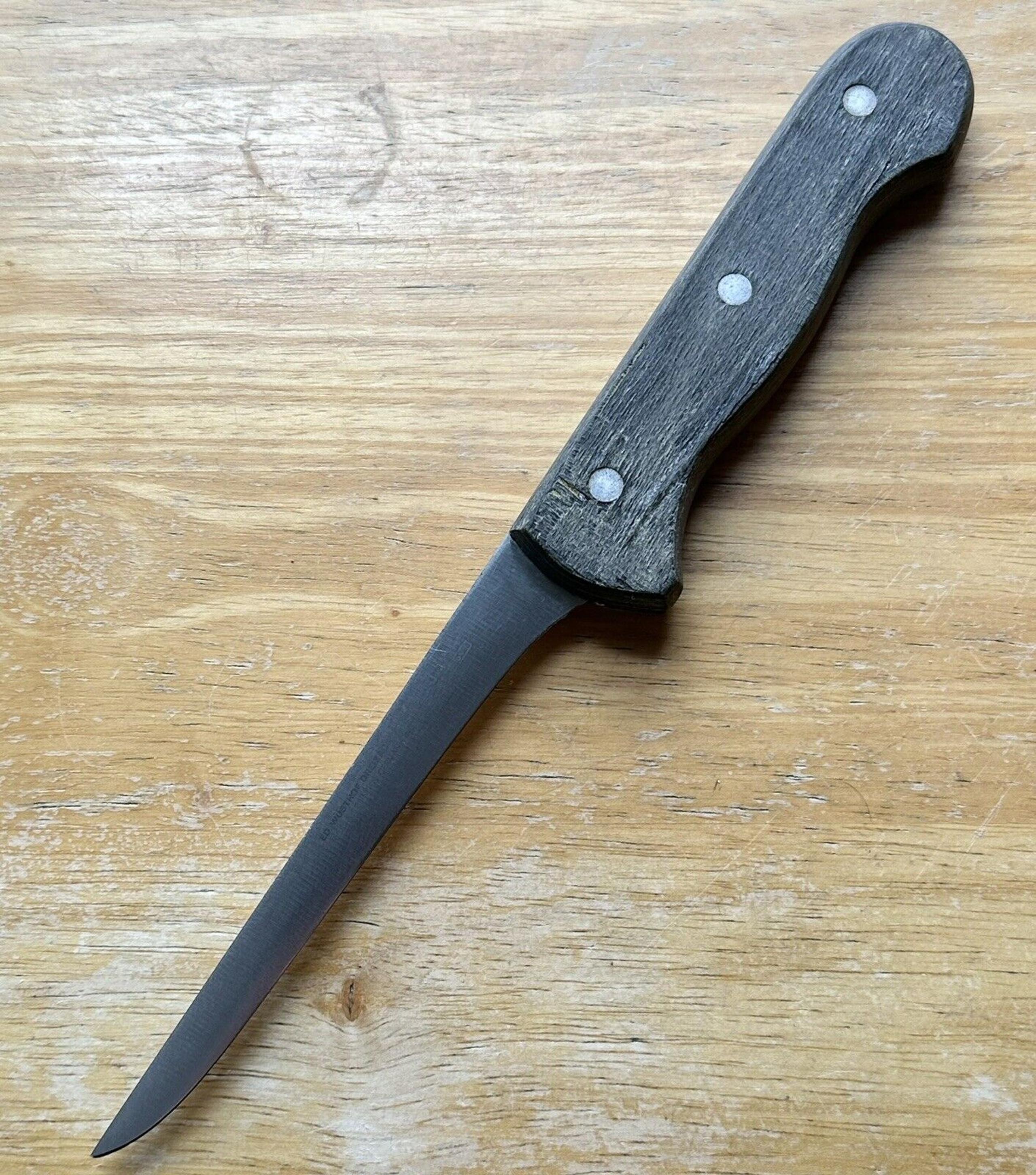 Vtg ED. WUSTHOF DREIZACKWERK 5” Blade Stainless Solingen Germany Boning Knife