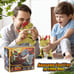 Dinosaur Toy,Realistic Dilophosaurus ToyToddler Dinosaur Toy Light/Roaring Sound