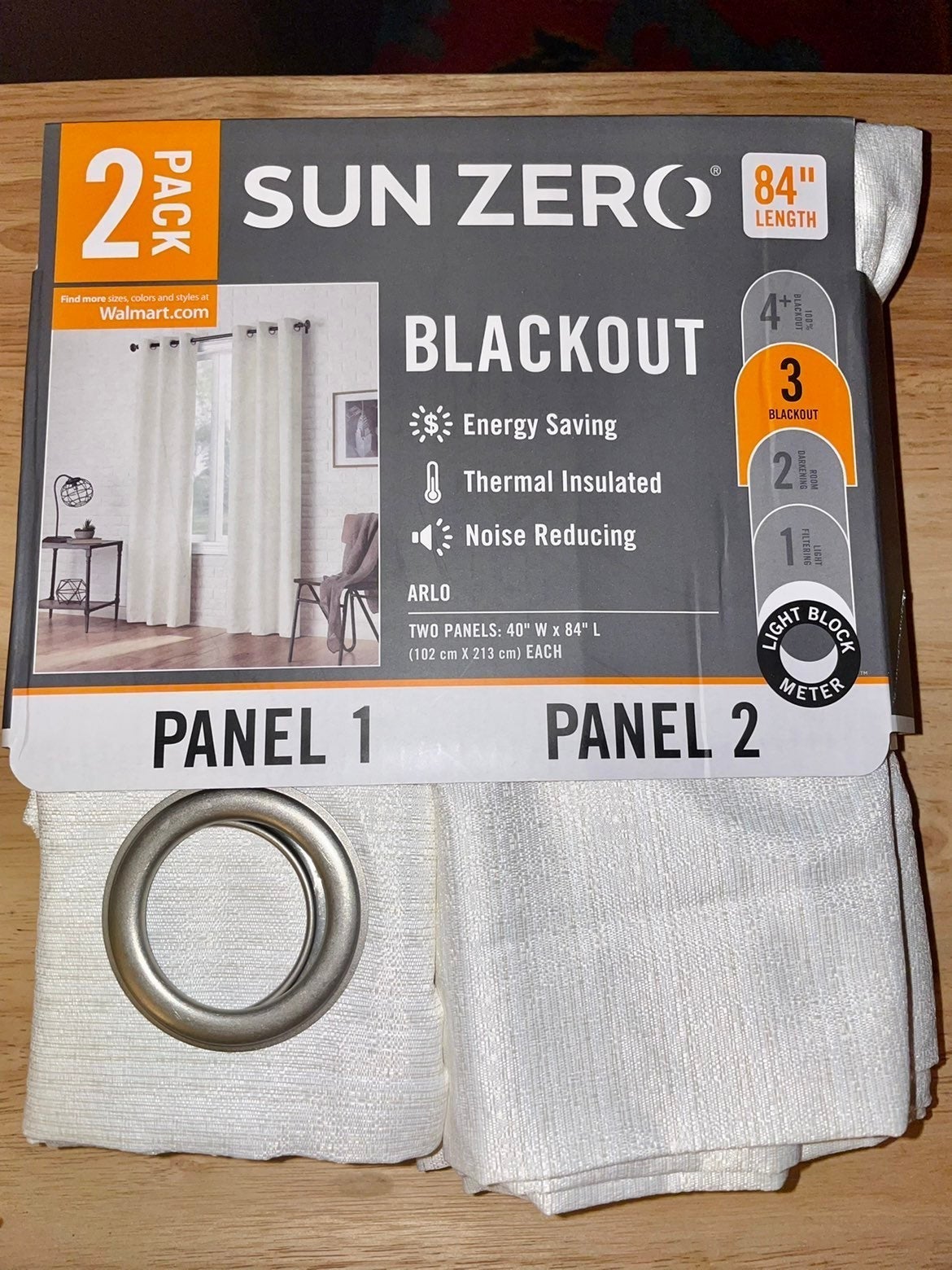 2 Pack blackout curtains