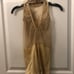Beige custom dance costume with tutu