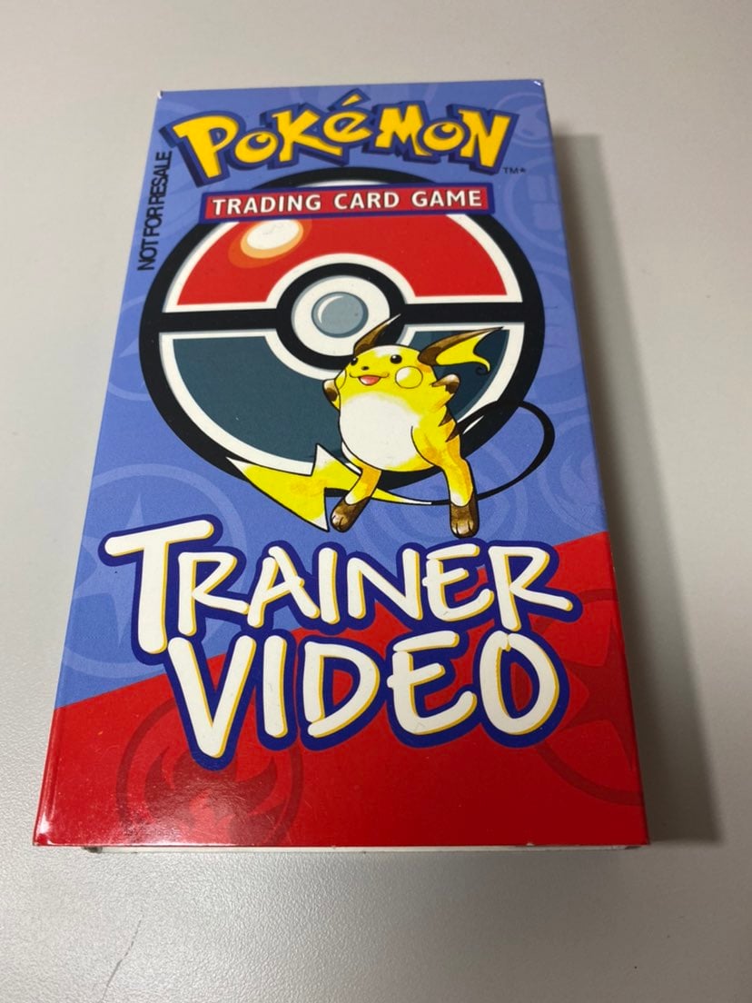 Pokemon trainer video vhs