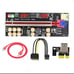 3 Pack NEWEST Ver 016 Riser w/ Temp and Voltage Display 2022 PCIE PCI-E 10 Capac