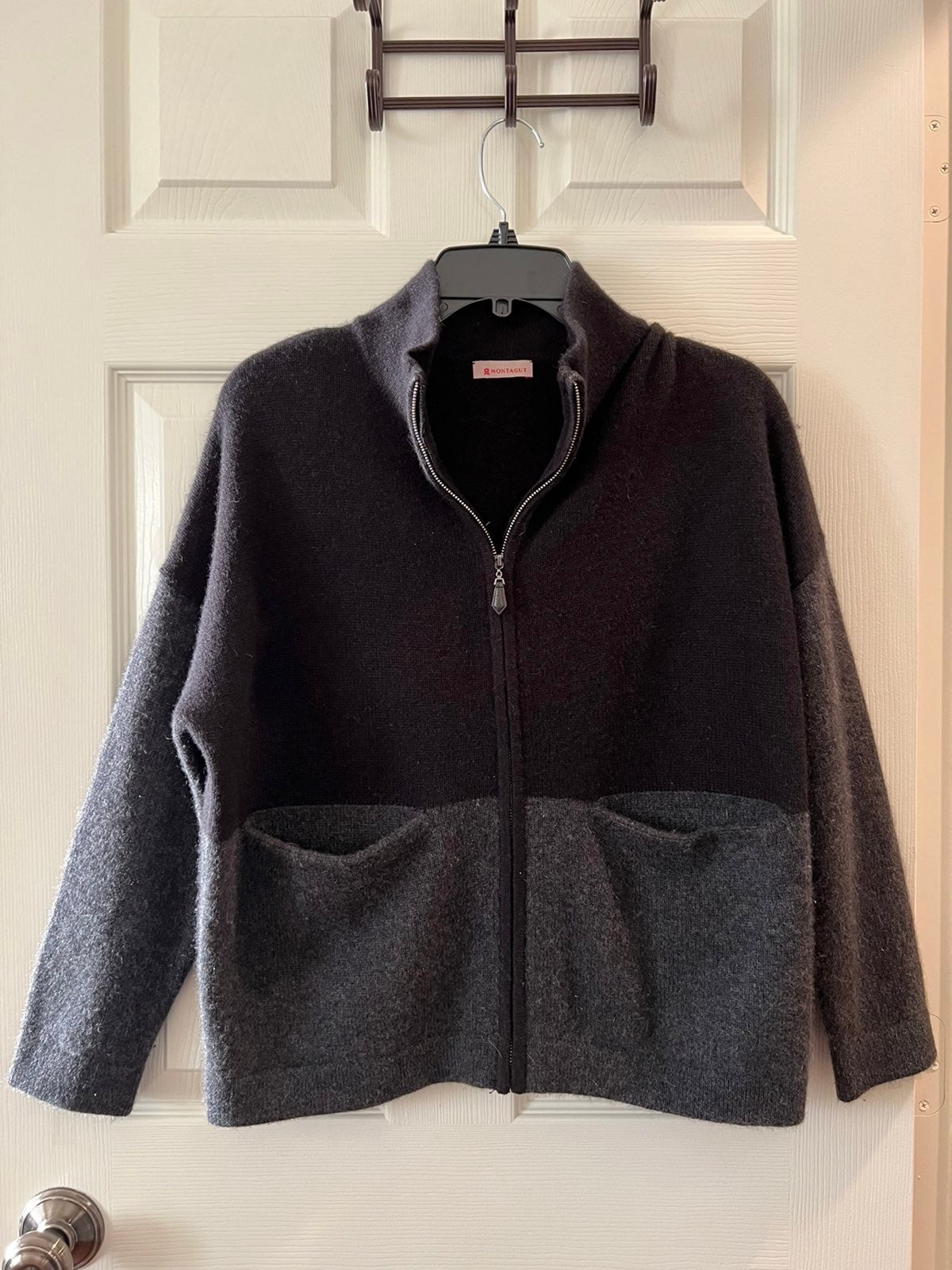 Montagut pure cashmere zip jacket/sweater