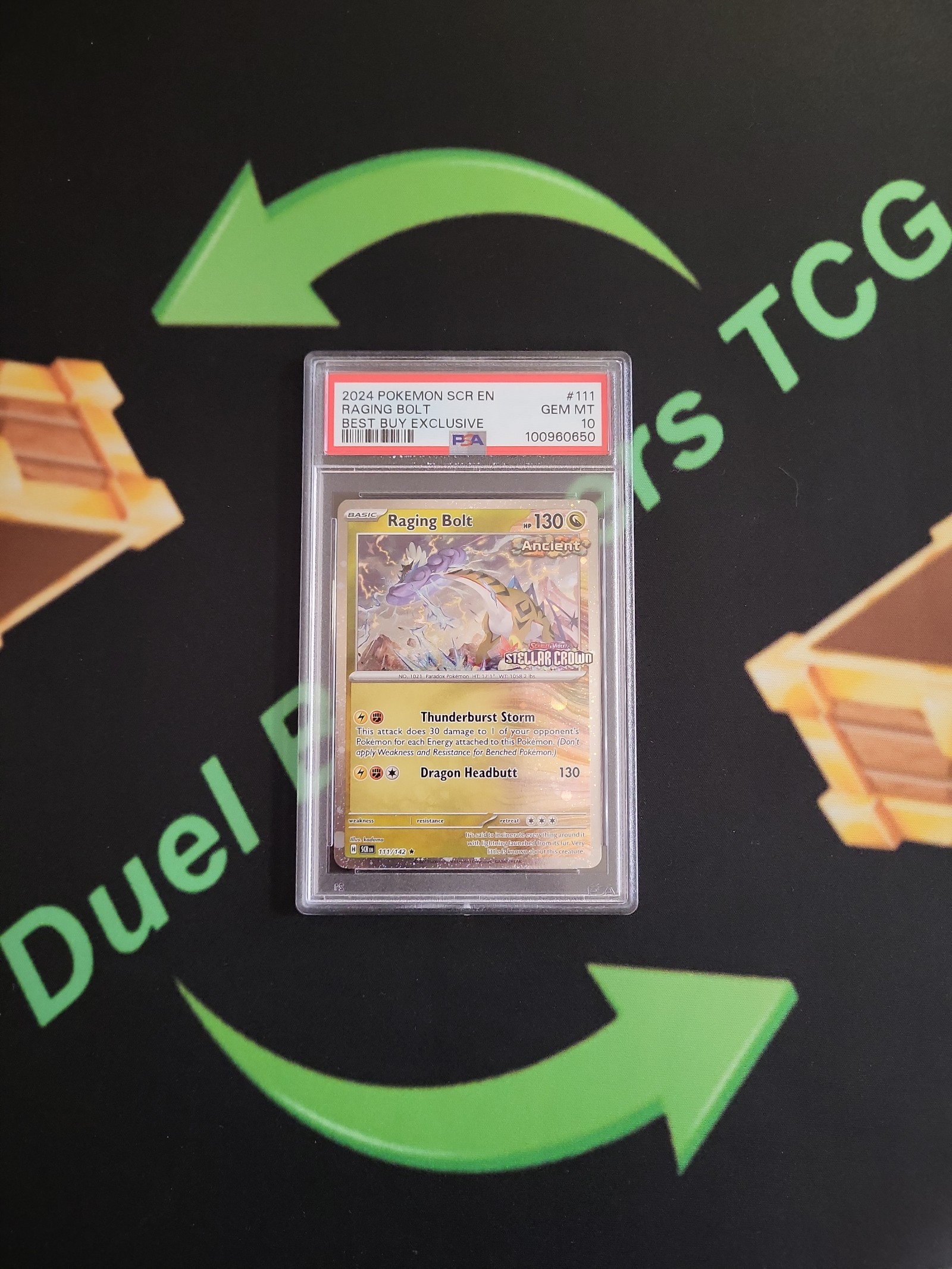 Pokemon psa 10 Raging Bolt best buy promo