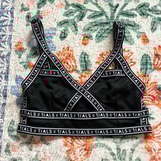 This is a Love Song TIALS Logo Bondage Bra size 8