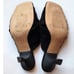 Zac Zac Posen Nathalie Mule Black Suede Sandals 5.5 NWOB