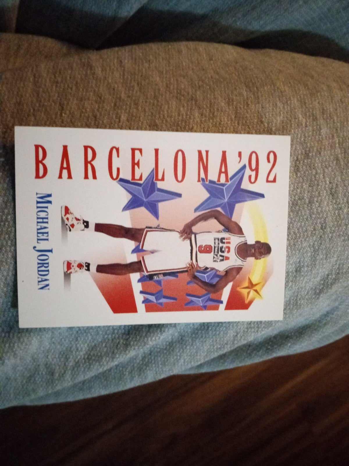 92 Barcelona Michael Jordan card