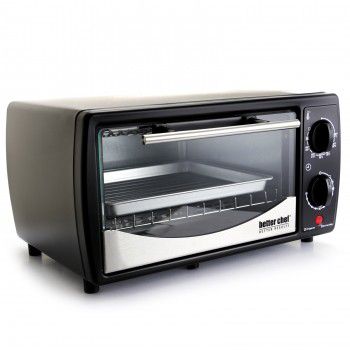 CHEF 9 LITER TOASTER OVEN BROILER- BLACK