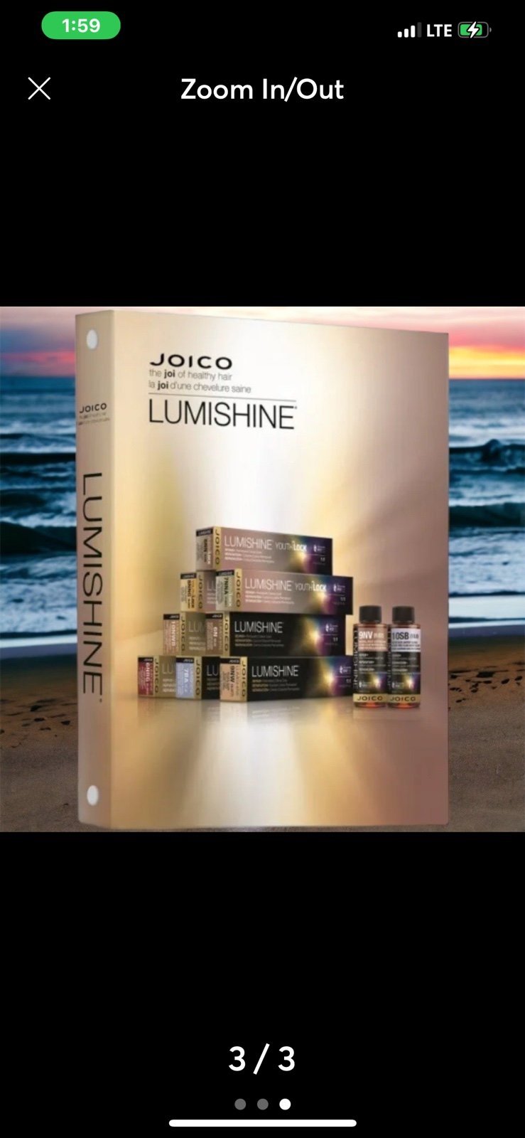 NEW IN SEALED PLASTIC! Hair color swatch book NEW JOICO