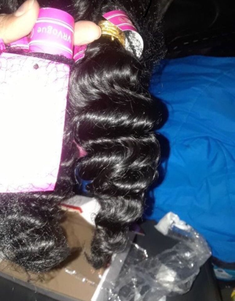 9a Deep wave human hair bundles !