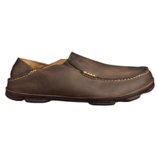 Olukai Men’s Moloa Brown Leather Slip On Convertible Loafers Size US 14