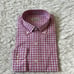 Peter Millar crown Men’s finish Performance Sport Shirt in Pink plaid Medium