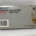 Sharp EL-512-T Scientific Calculator w/orig box, case, manuals