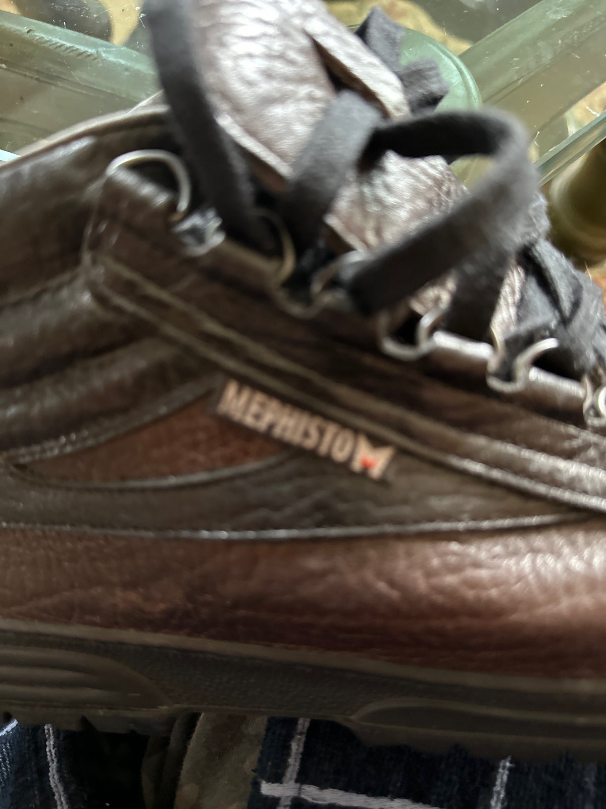 Mephisto Trampollns Women's Leather Hiking Boots Eur 7, US Size 9.5